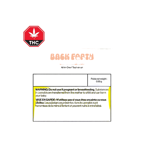 Back Forty - Peach Lemonade Disposable Pen