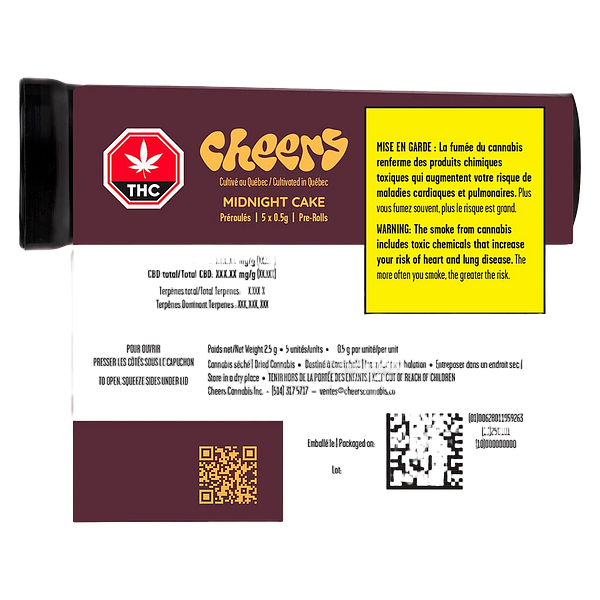 Cheers Cannabis - Midnight Cake Pre-Roll