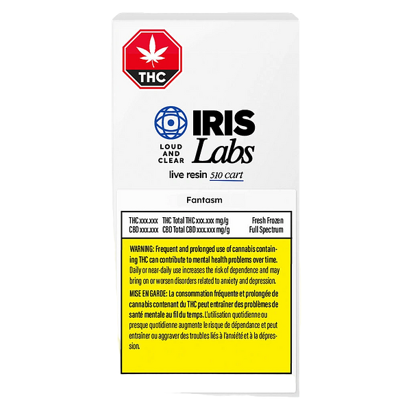 IRIS Labs - Fantasm Live Resin 510 Thread Cartridge