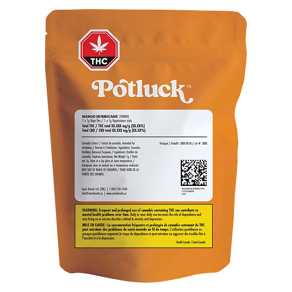 Potluck - Mango Hurricane Haze Disposable Vape