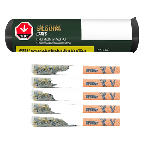 DEBUNK - 24k Gold Sativa Crushed Diamond Infused Pre-Roll
