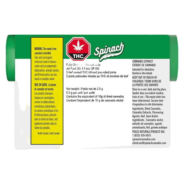 Spinach - Fully Charged Rocket Icicle Infused Pre-Roll