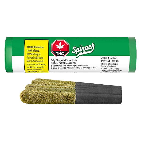 Spinach - Fully Charged Rocket Icicle Infused Pre-Roll
