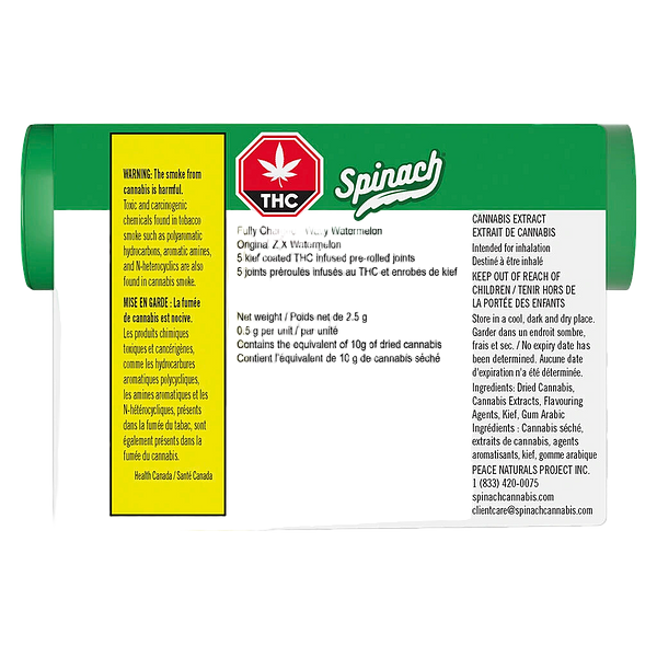 Spinach - Fully Charged Wavy Watermelon Infused Pre-Roll