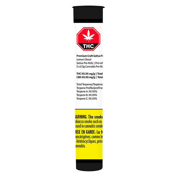 Oceanic Premium Craft - Sativa Pre-Roll - Lemon Diesel image 2