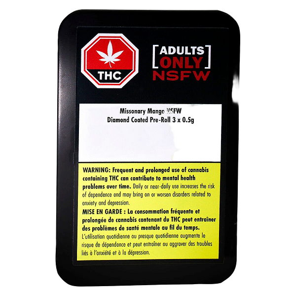 Adults Only - Missionary Mango NSFW Diamond Coated Infused Pre-Roll