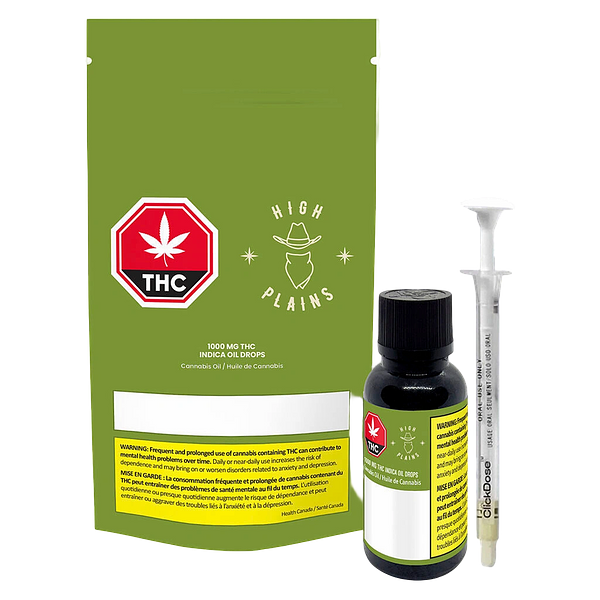 High Plains - 1000mg THC Indica Oil Drops