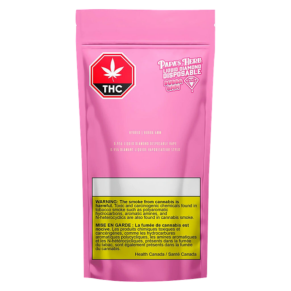 Papa's Herb - Hybrid Bubba Gmm - Liquid Diamonds Disposable Vape