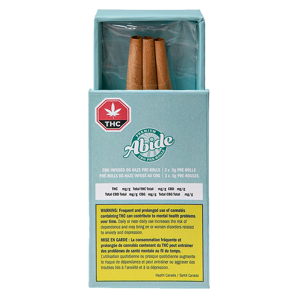 Abide - CBG Infused OG Haze Pre-Roll