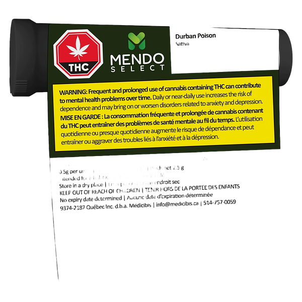Mendo Select - Durban Poison Pre-Roll