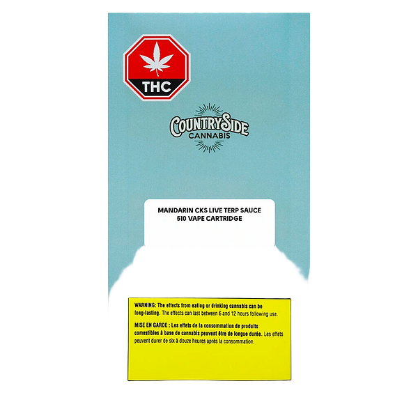 Countryside Cannabis - Mandarin Cks Live Terp Sauce 510 Vape Cartridge