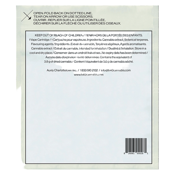 Back Forty - Iced Grape 510 Thread Cartridge