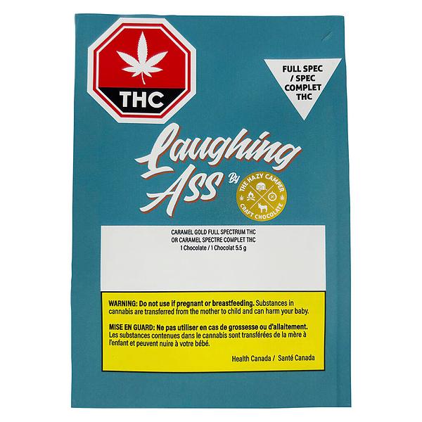Laughing Ass - Caramel Gold Full Spectrum THC Chocolate image 2