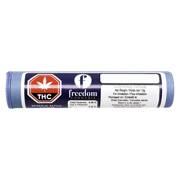 Freedom Cannabis - Reserve Sativa Sunrise Pre Roll