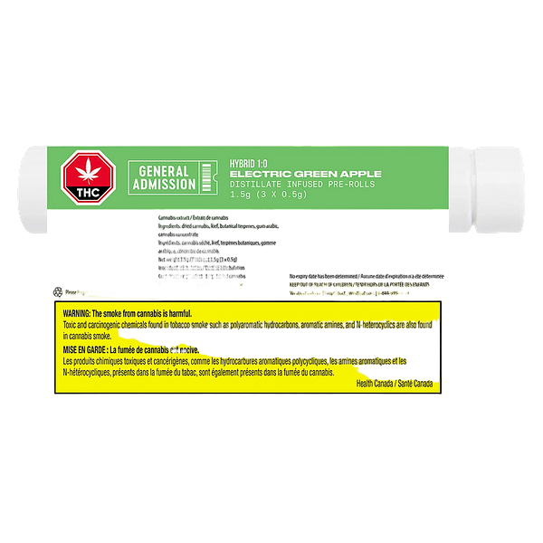 General Admission - Electric Green Apple Infused Pre Roll