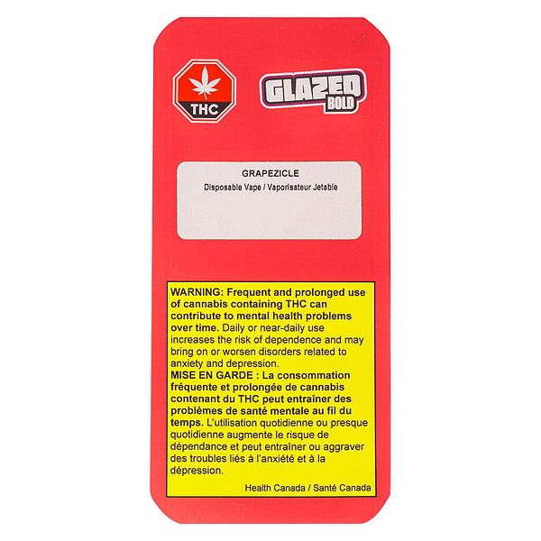 BOLD GLAZED - Grapezicle AIO Disposable Pen image 2