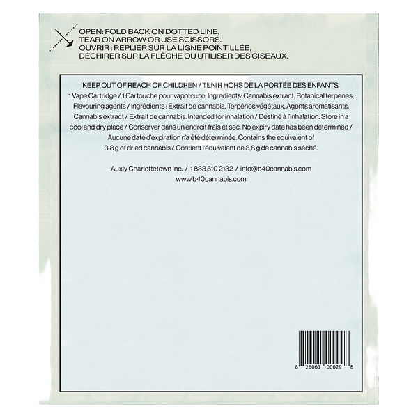 Back Forty - Blue Raspberry Ice 510 Thread Cartridge