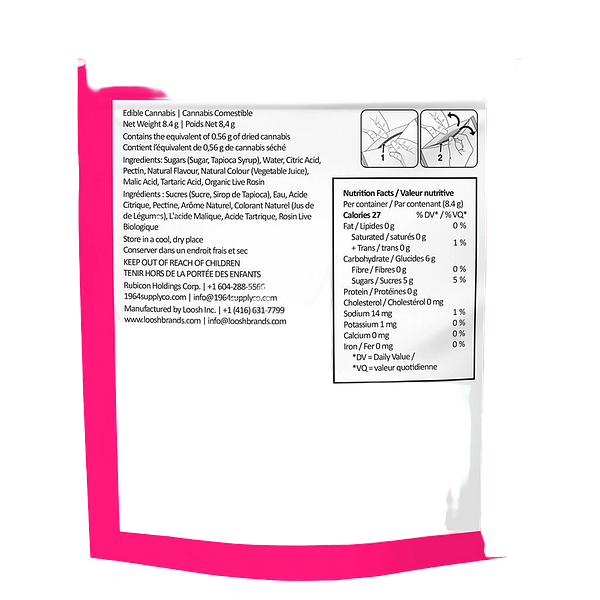 1964 - Pink Lemonade Live Rosin Gummies