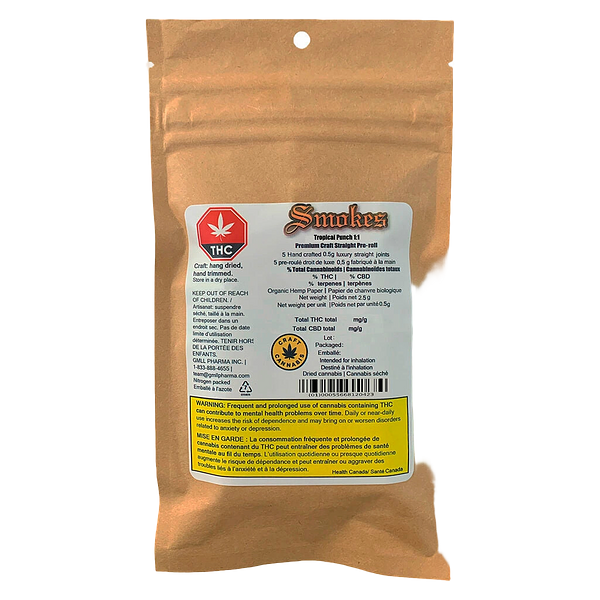 Smokes - Tropical Punch 1:1 Pre Roll