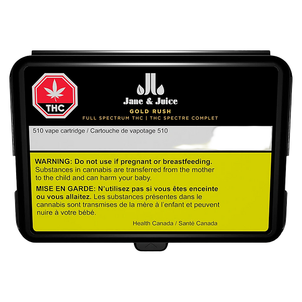 Jane & Juice - Gold Rush Shatter 510 Thread Cartridge
