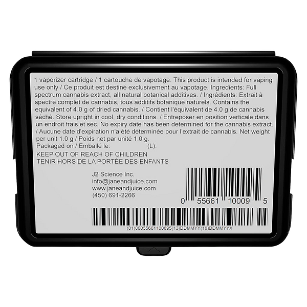 Jane & Juice - Gold Rush Shatter 510 Thread Cartridge