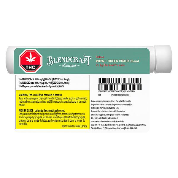 Blendcraft - Deuces Sativa Pre-Roll image 3