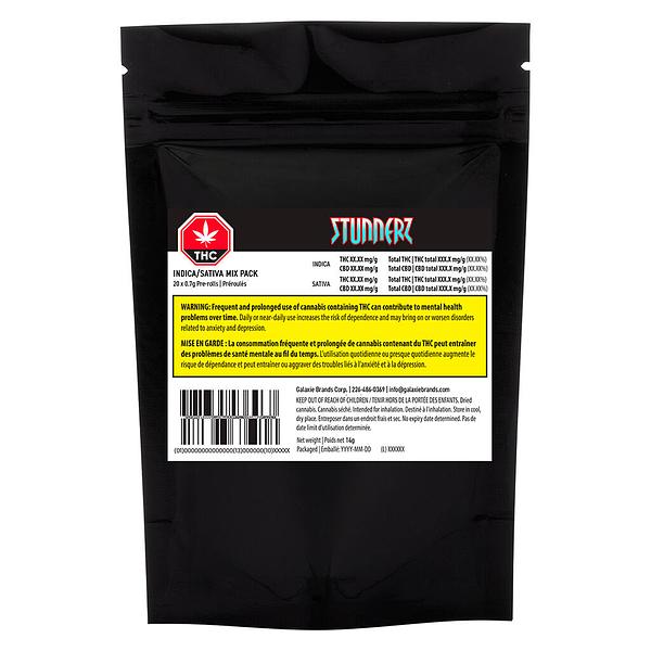 Stunnerz - Indica Sativa Mix Pack Pre Roll image 2