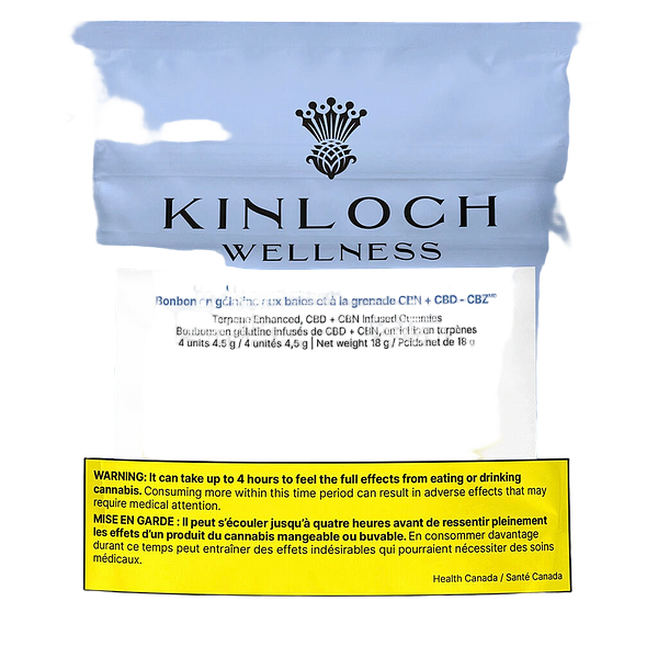 Kinloch Wellness - CBZ™ CBN + CBD Pomegranate Berry Gummies