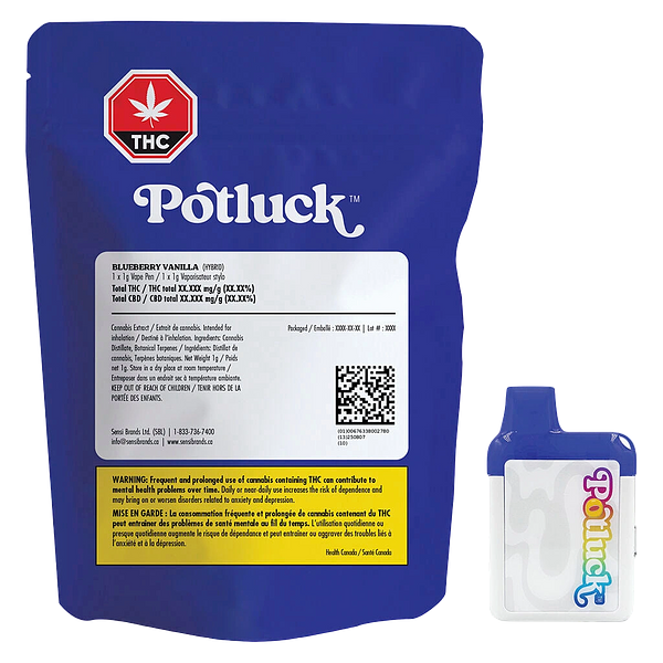 Potluck - Blueberry Vanilla Disposable Vape