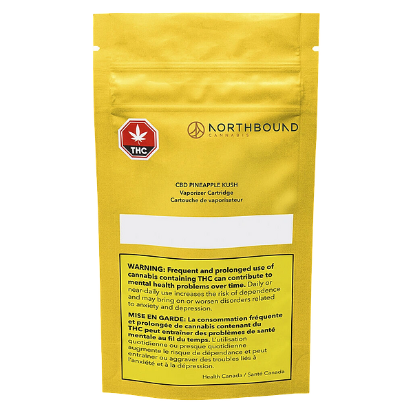 Northbound Cannabis - CBD Pineapple Kush 510 Thread Cartridge