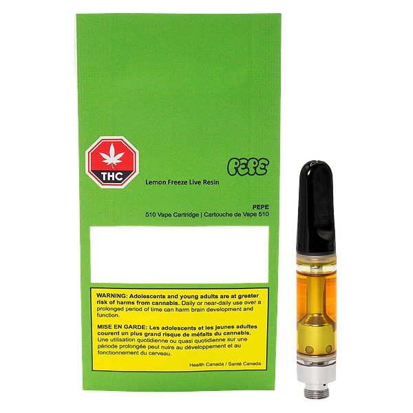 Pepe - Lemon Freeze Live Resin 510 Thread Cartridge