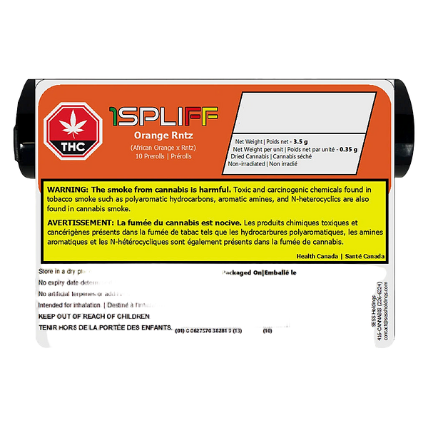 1Spliff - Orange Rntz Pre Roll
