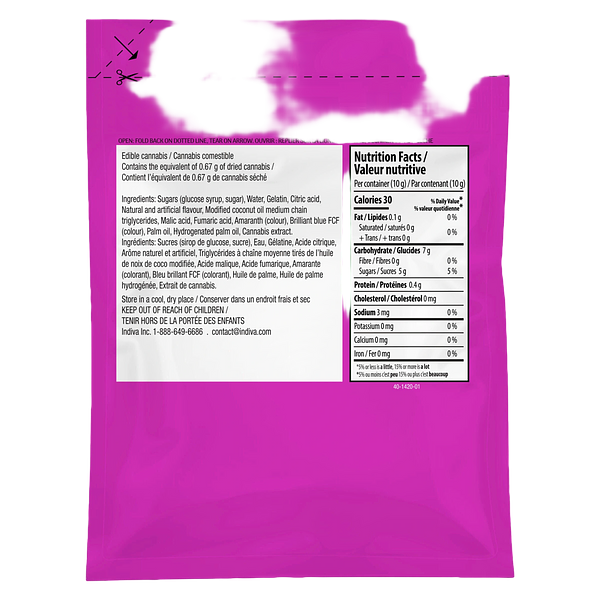 No Future - The Purple One Sativa THC Gummy