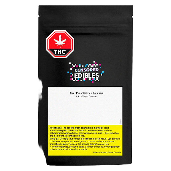 Censored Edibles - Sour Cherry Vajayjay Gummies