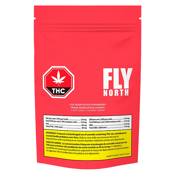 Fly North - Live Rosin Sativa Strawberry
