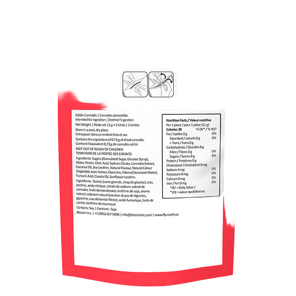 Fly North - Live Rosin Sativa Strawberry