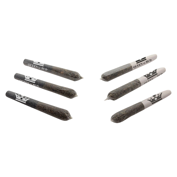 Queen of Bud - Clear Quartz Vs Black Obsidian Diamond Infused Pre Roll