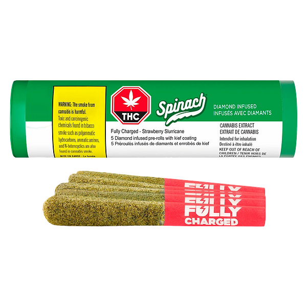 Spinach - Fully Charged Strawberry Slurricane infused Pre Roll