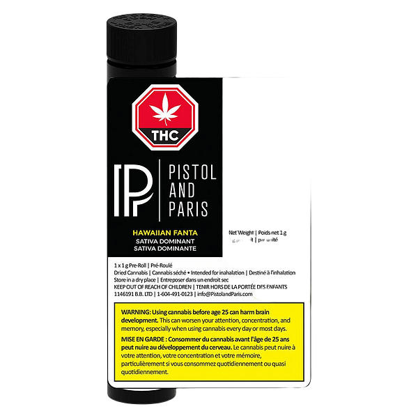 Pistol and Paris - Hawaiian Fanta Pre Roll