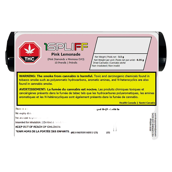 1Spliff - Pink Lemonade Pre Roll