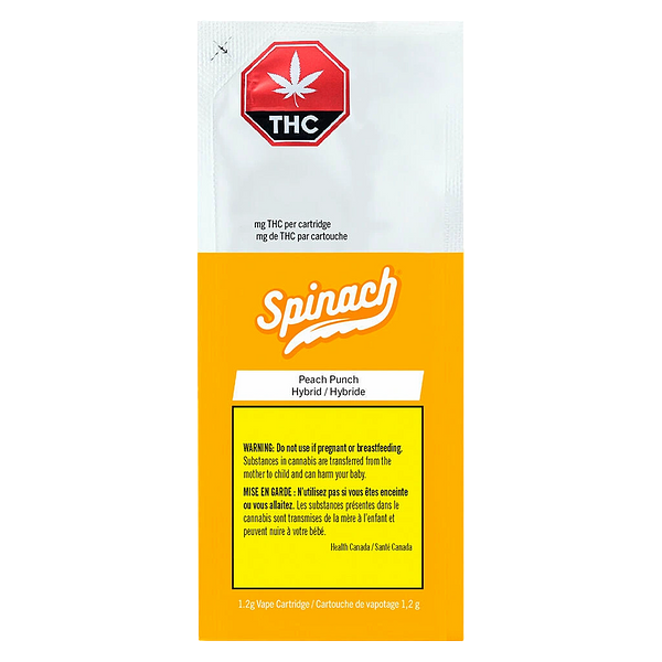 Spinach - Peach Punch 510 Thread Cartridge