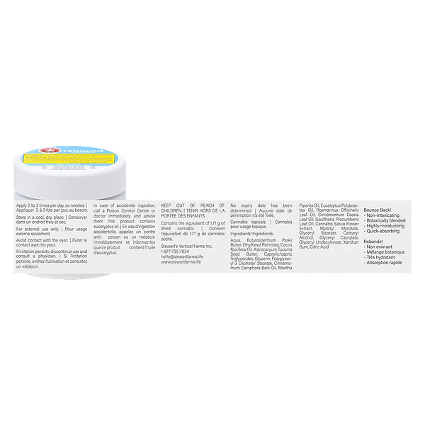 Rebound by Stewart Farms - Arctic Heat Muscle Cream