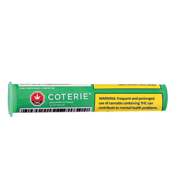 Coterie - Granny Smith Live Terpene 510 Thread Cartridge