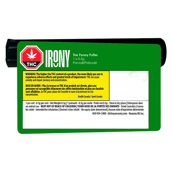 IRONY - The Penny Puffer Pre Roll