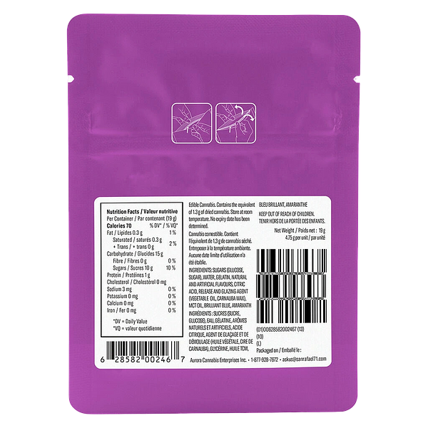 San Rafael '71 - mondo grapes live resin soft chews