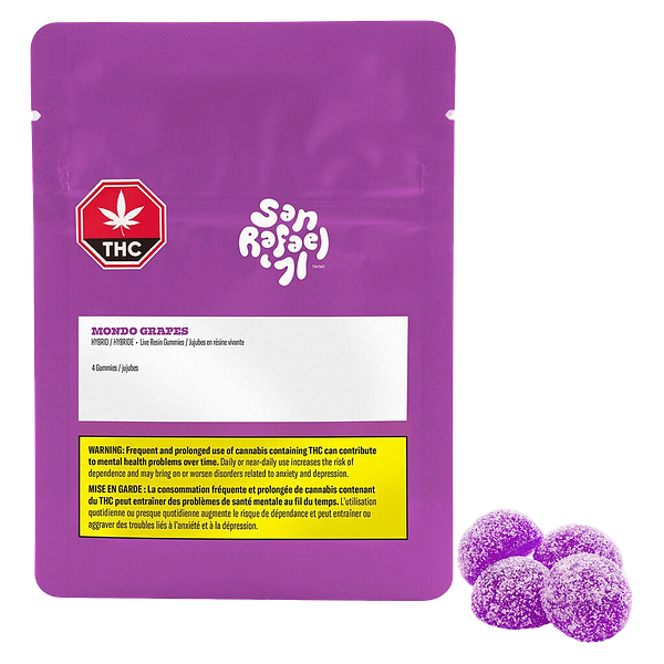 San Rafael '71 - mondo grapes live resin soft chews