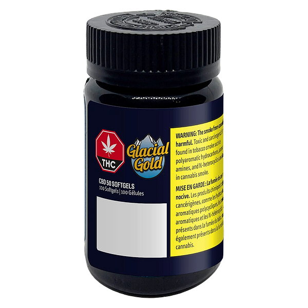 Glacial Gold - CBD 50 Softgels