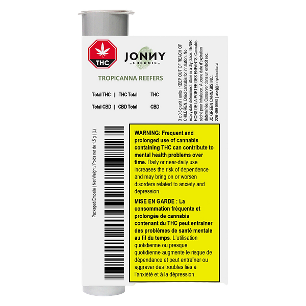Jonny Chronic - Tropicanna Reefers Pre Roll