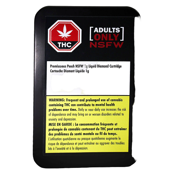 Adults Only - Promicuous Peach NFSW Liquid Diamond 510 Thread Cartridge