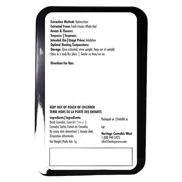 Adults Only - Promicuous Peach NFSW Liquid Diamond 510 Thread Cartridge